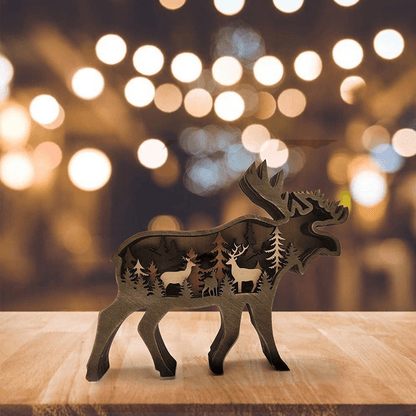 WoodenCrafts - Kreative Wald Tier Dekoration