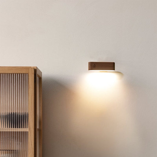 TurnLight - 360-Grad-Drehbare Magnetische Massivholzlampe [Letzter Tag Rabatt]