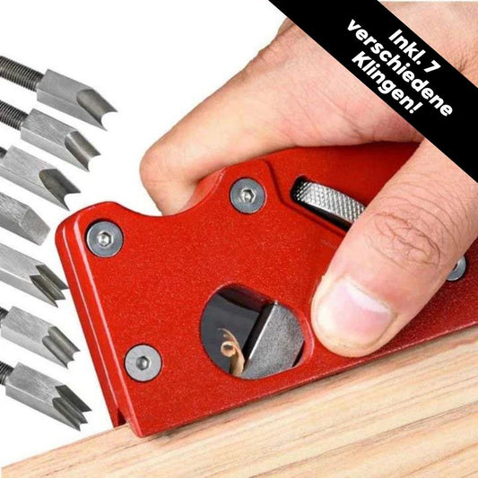 ProHolz - Werkzeuge für die Holzbearbeitung (Inkl. 7 verschiedene Klingen) [Letzter Tag Rabatt]