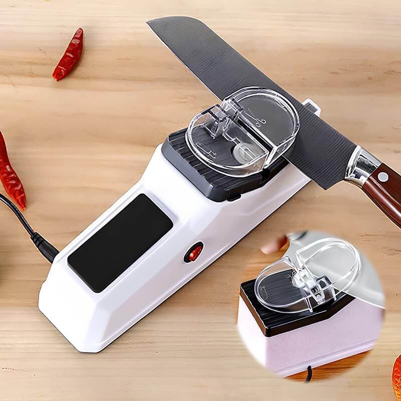BladeBooster - Elektrischer Messerschärfer mit 5 Schleifscheiben