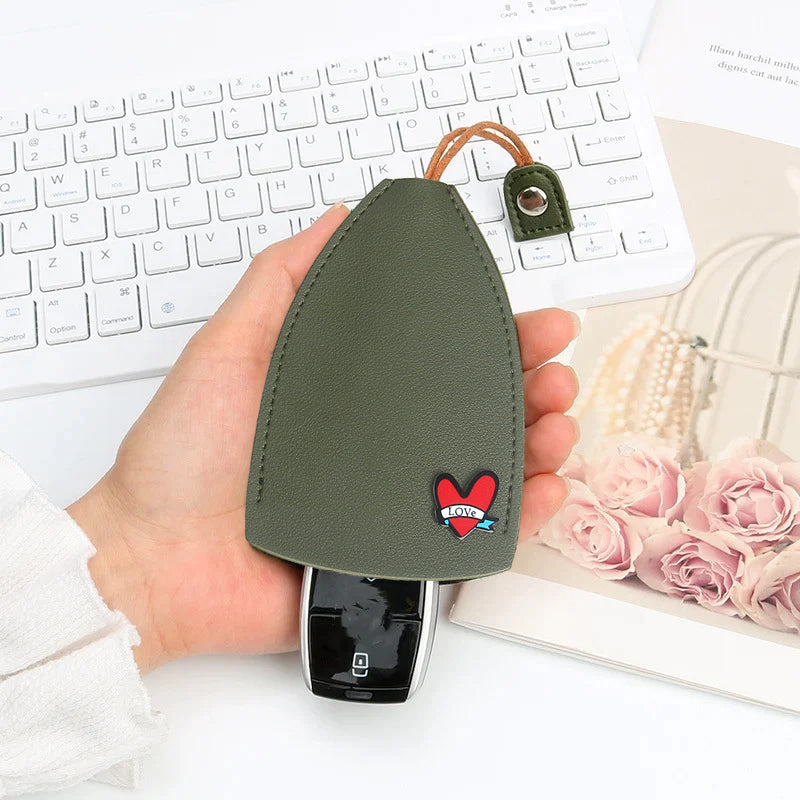 KeyKeeper - Hübsche Schlüsselanhängertasche aus PU-Leder