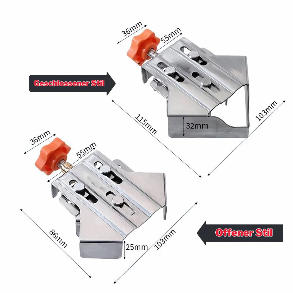 1+1 GRATIS | PreciseAngle™ - Edelstahl-Eckschellen [Letzter Tag Rabatt]