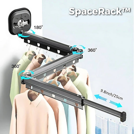 SpaceRack - Einfach zu montierender Wäscheständer [Letzter Tag Rabatt]