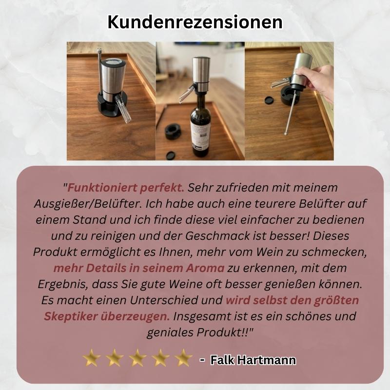 FineWine - Elektrischer Weinbelüfter Ausgießer Spender