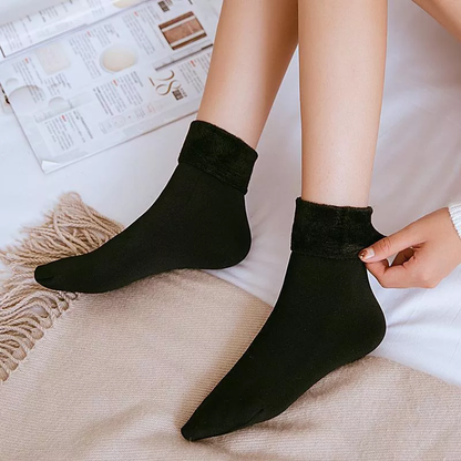 (4+4 GRATIS) | WarmFeet - Winter-Samt-Socken
