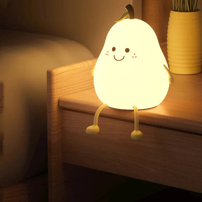 GlowyPear - Wiederaufladbare Birnen-Nachtlampe