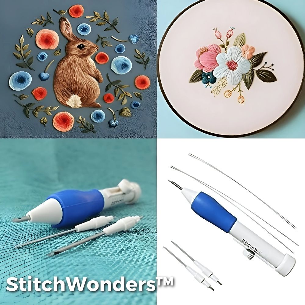 50% RABATT | StitchWonders™ - Verwandeln Sie Ihre Textilien mit dem Magisches Stickereiset [Letzter Tag Rabatt]