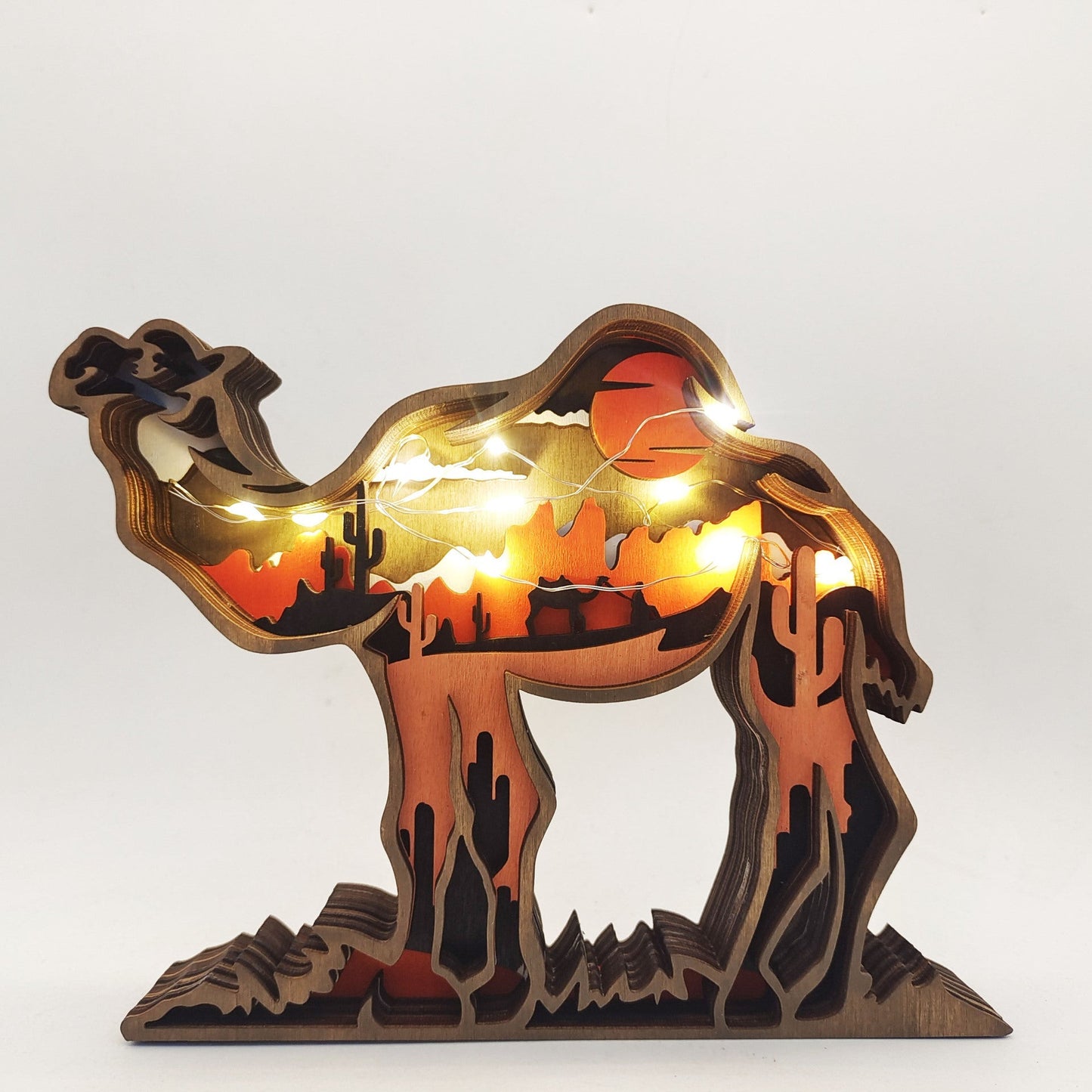 WoodenCrafts - Kreative Wald Tier Dekoration