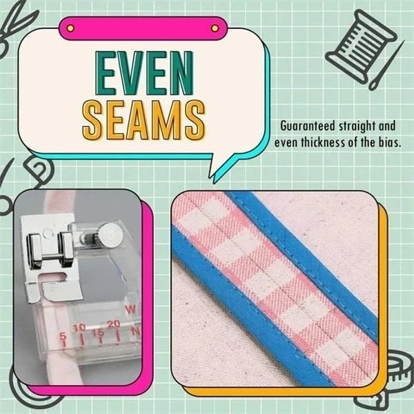 1+1 GRATIS | AdjustoBind™ - Einstellbarer Schrägband-Bindefuß [Letzter Tag Rabatt]