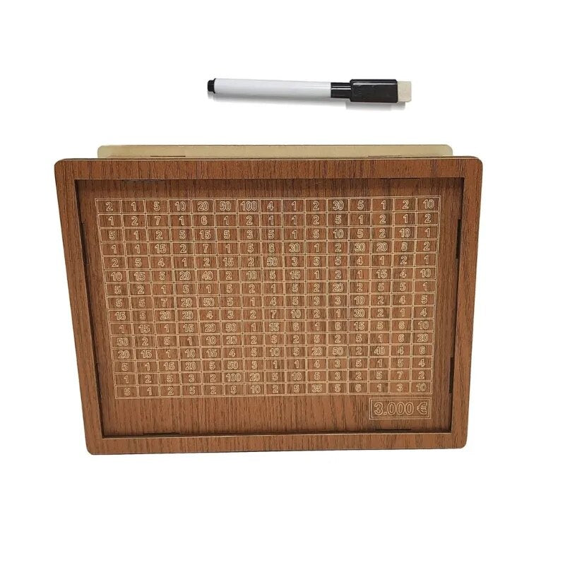 50% RABATT | WealthBox™ - Spardose aus Holz [Letzter Tag Rabatt]