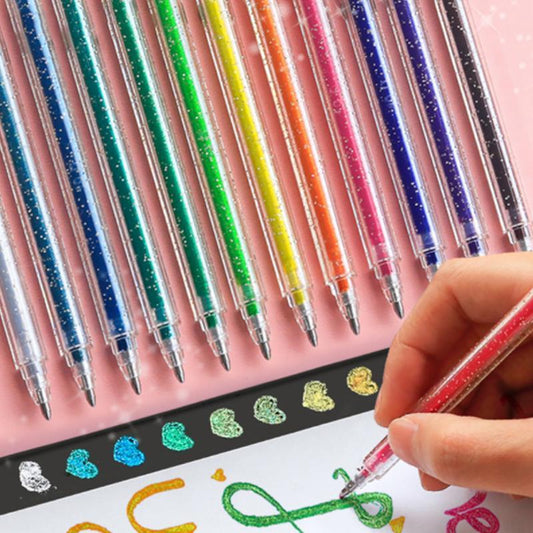 GlitteryPen - Gelstift-Set | 18 verschiedene Farben [Letzter Tag Rabatt]