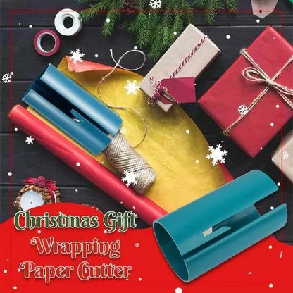 1+1 GRATIS | FestiveWrap - Geschenkpapierschneider für Weihnachten [Letzter Tag Rabatt]