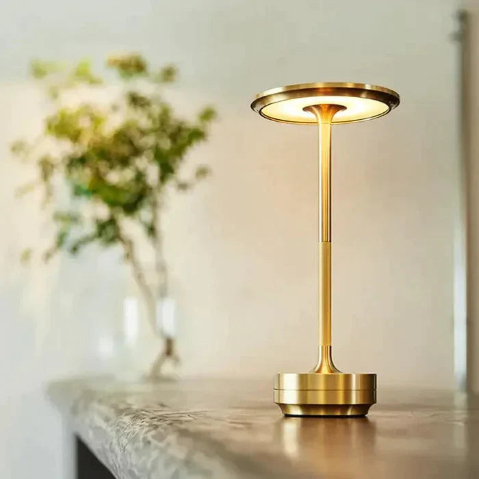 50% RABATT | LuminousLuxe - Wiederaufladbare Tischlampe