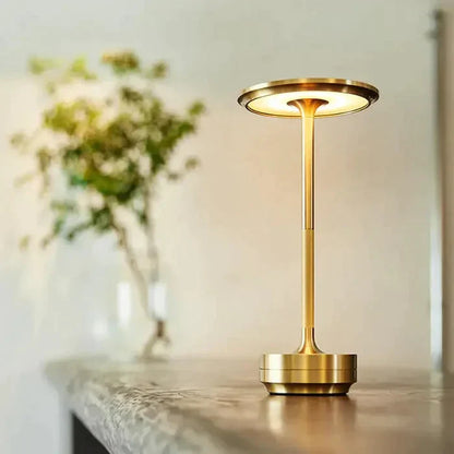 50% RABATT | LuminousLuxe - Wiederaufladbare Tischlampe