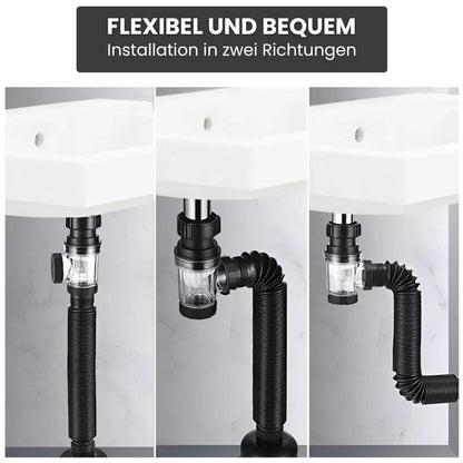 OdorBlock™ - Anti-Geruch Universal Waschbecken Abflussrohr