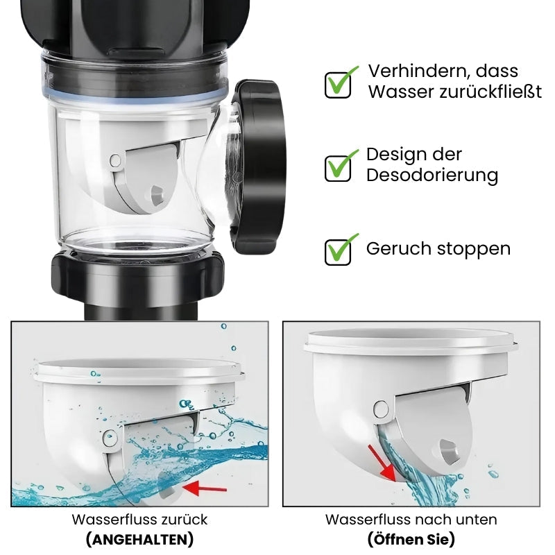 OdorBlock™ - Anti-Geruch Universal Waschbecken Abflussrohr