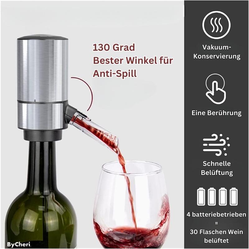 FineWine - Elektrischer Weinbelüfter Ausgießer Spender
