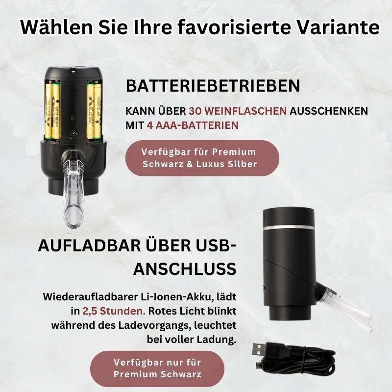 FineWine - Elektrischer Weinbelüfter Ausgießer Spender