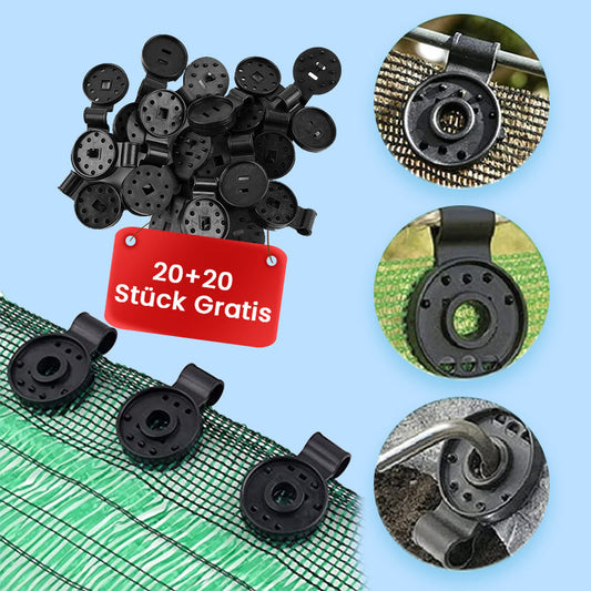 20+20 GRATIS | SchutzClip - Sonnenschutznetz-Klammer [Letzter Tag Rabatt]