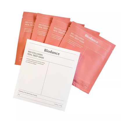 BIODANCE | Tiefenwirksame Glass Skin Kollagen Maske (bei Overnight-Flügen)