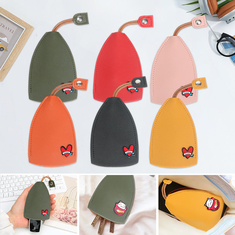 KeyKeeper - Hübsche Schlüsselanhängertasche aus PU-Leder