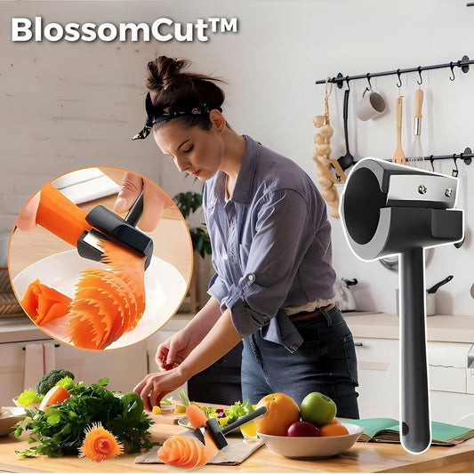 1+1 GRATIS | BlossomCut™ - Blumenähnlicher Spiralschneider für Gemüse [Letzter Tag Rabatt]