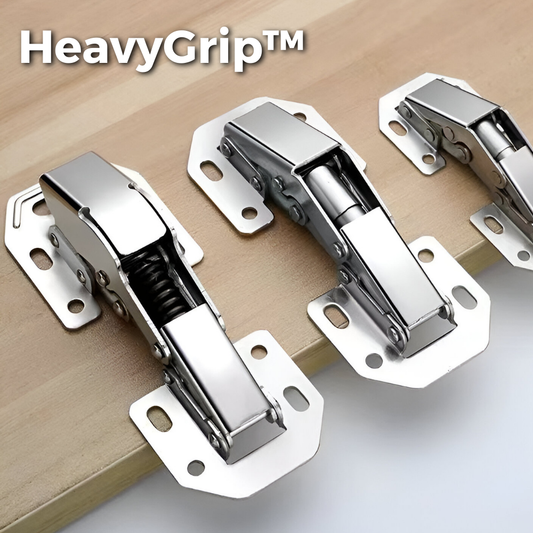 1+1 GRATIS | HeavyGrip™ - Lochfreies Schlitzscharnier [Letzter Tag Rabatt]