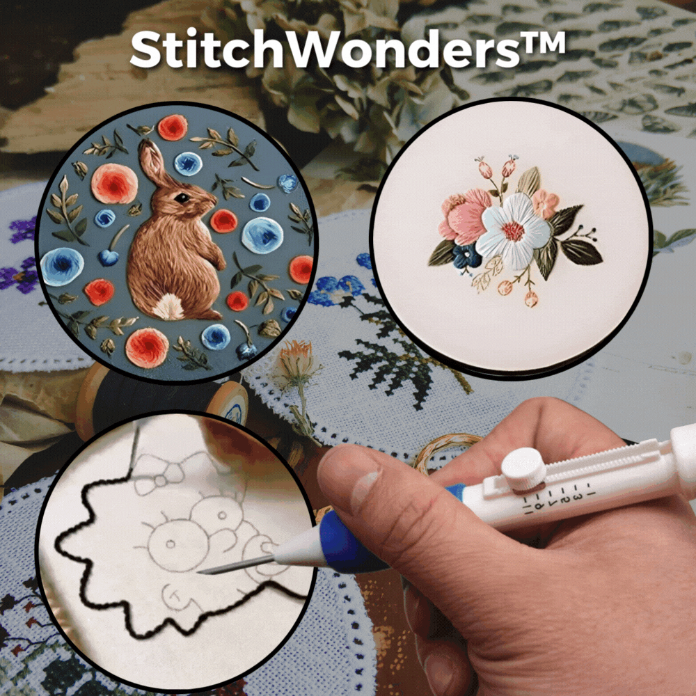 50% RABATT | StitchWonders™ - Verwandeln Sie Ihre Textilien mit dem Magisches Stickereiset [Letzter Tag Rabatt]