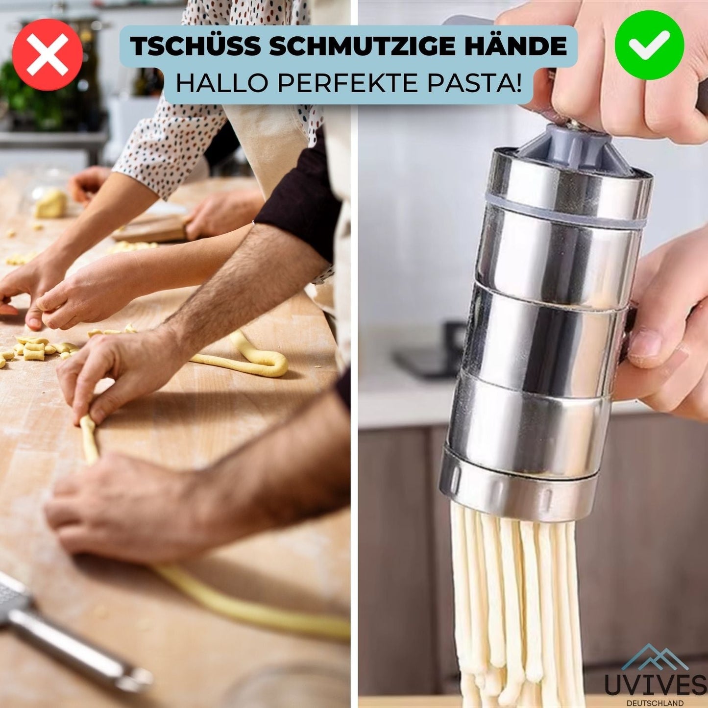 FreshPasta™ - Manuelle Nudelmaschine [Letzter Tag Rabatt]