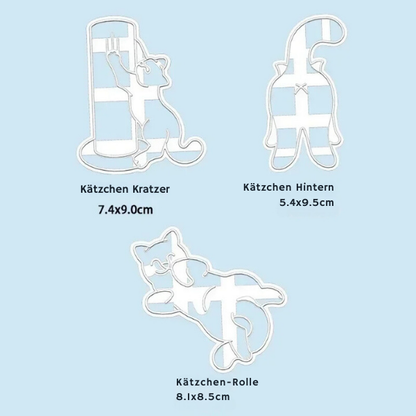 PurrfectBake - Niedliche Katze Keksform DIY Backen Dekoration Werkzeug [Letzter Tag Rabatt]