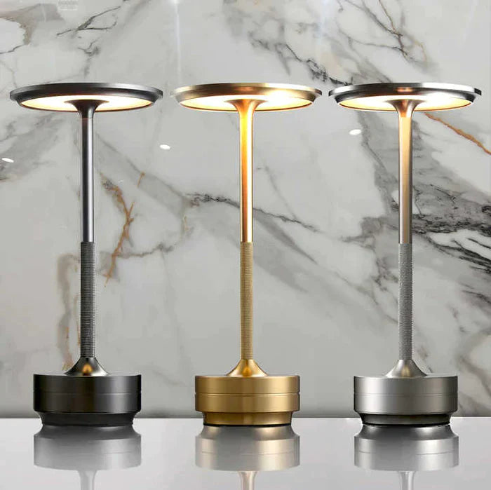 50% RABATT | LuminousLuxe - Wiederaufladbare Tischlampe