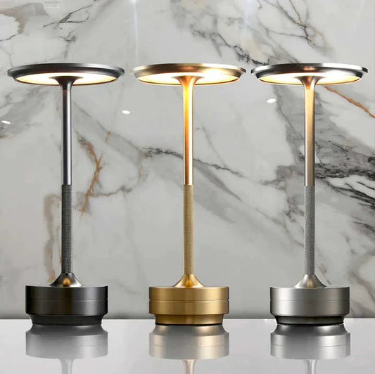 50% RABATT | LuminousLuxe - Wiederaufladbare Tischlampe