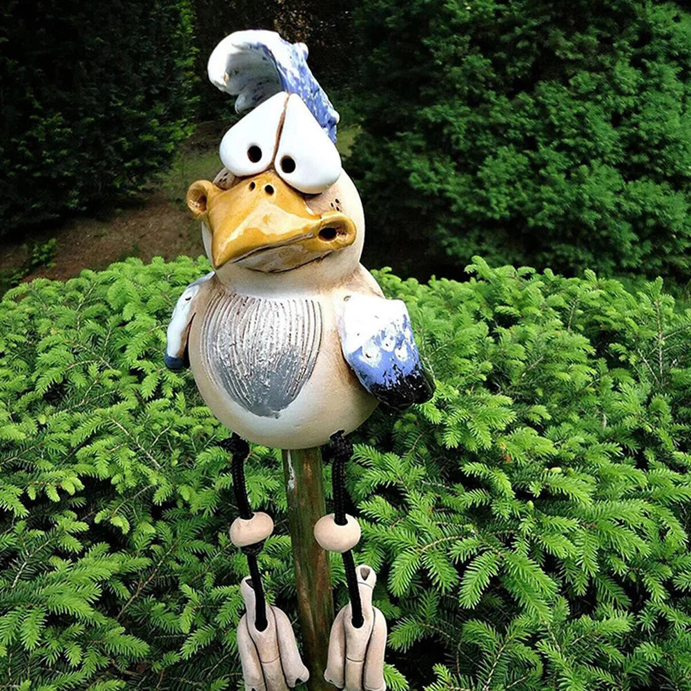 1+1 GRATIS | Cuckoo - Lustiges Huhn Garten Dekoration aus Harz [Letzter Tag Rabatt]