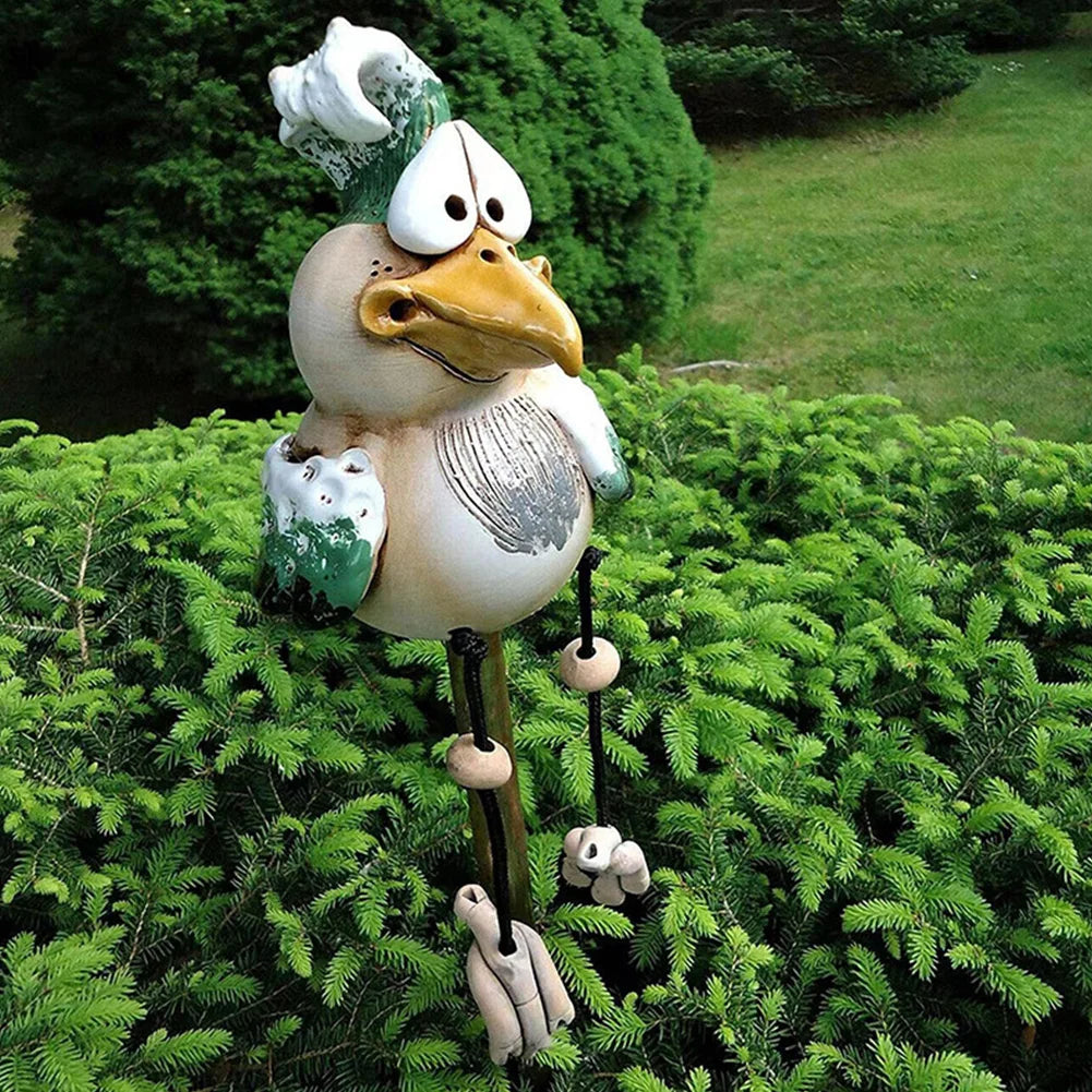 1+1 GRATIS | Cuckoo - Lustiges Huhn Garten Dekoration aus Harz [Letzter Tag Rabatt]