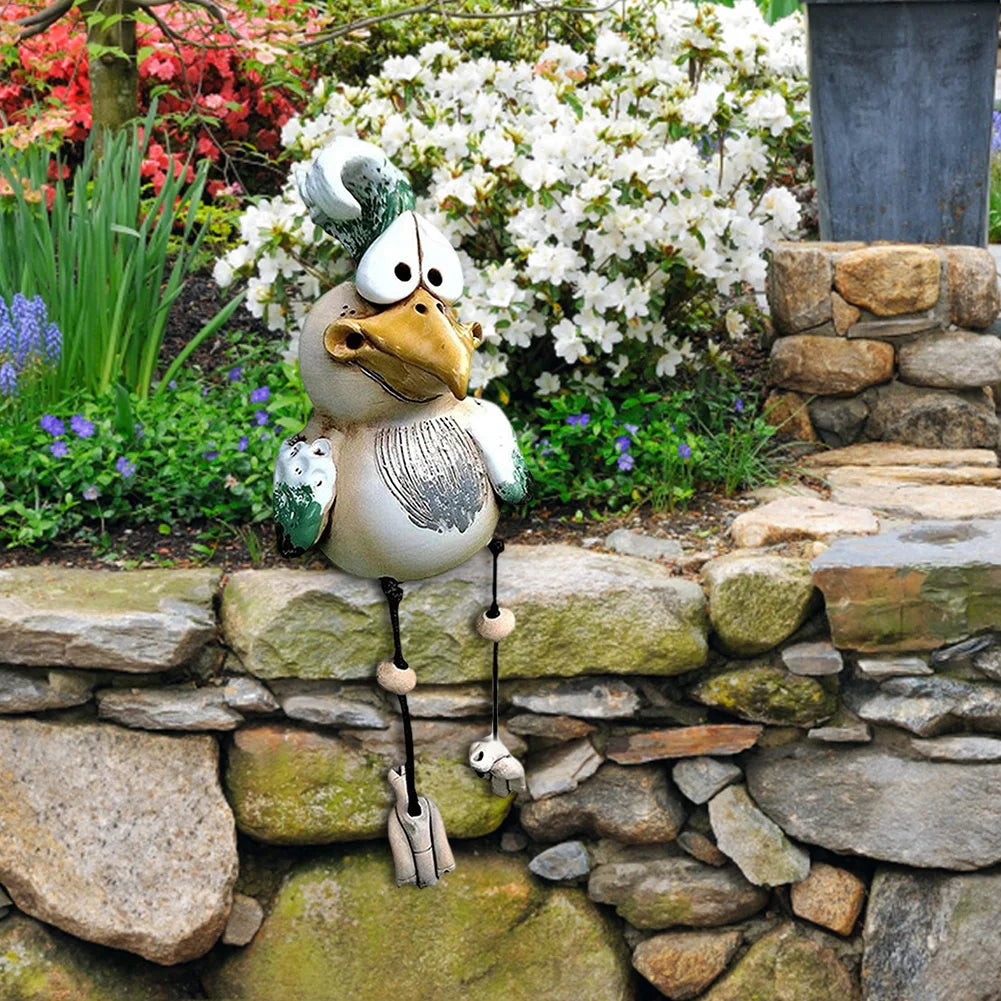 1+1 GRATIS | Cuckoo - Lustiges Huhn Garten Dekoration aus Harz [Letzter Tag Rabatt]