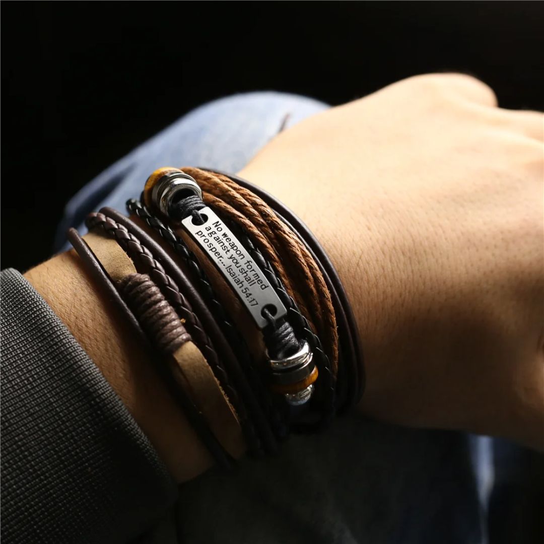 TRUST IN GOD | Lederarmband