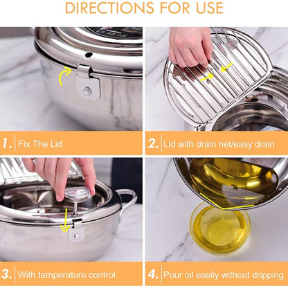 ProFryer - Fritteuse mit Thermometer [Letzter Tag Rabatt]