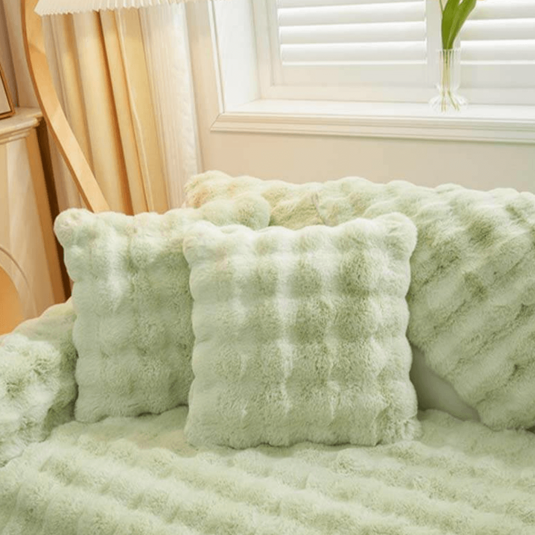 ComfortSeat - Rutschfester Premium Plüschsofa-Bezug