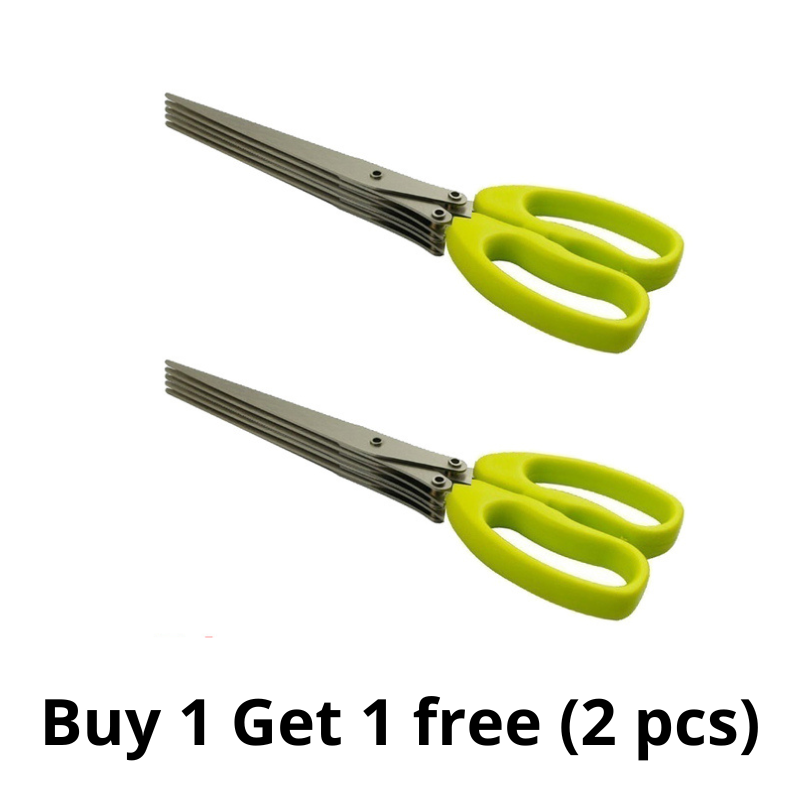 1+1 GRATIS | X-Cut - 5 Klingen Küche Salatschere [Letzter Tag Rabatt]