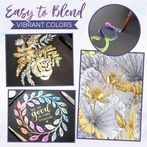 50% RABATT | ArtisticGleam™ - Metallic-Aquarellmalerei-Set [Letzter Tag Rabatt]