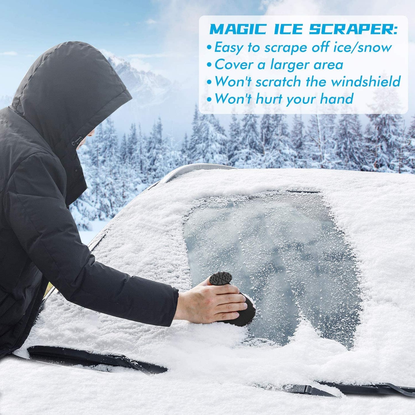 WinterWipe™ - Magischer Eiskratzer für die Auto-Windschutzscheibe [Letzter Tag Rabatt]