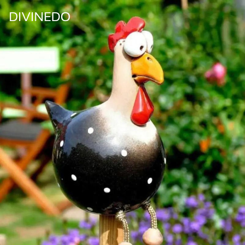 HappyChicken - Keramik Huhn Garten Dekor [Letzter Tag Rabatt]