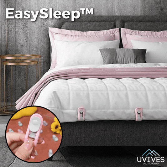 6+6 GRATIS | EasySleep - Rutschfeste Steppdeckenklammern [Letzter Tag Rabatt]
