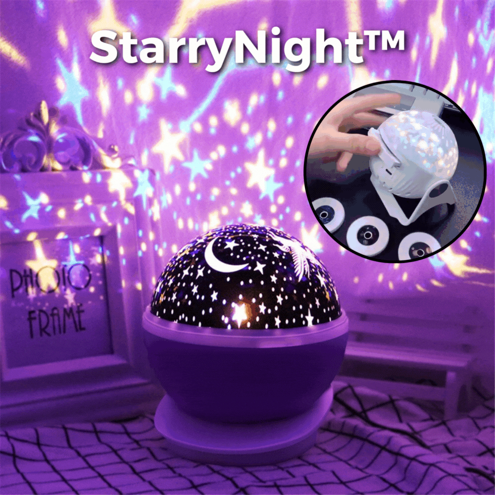 StarryNight - LED-Rotations-Nachtlicht-Projektor