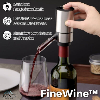 FineWine - Elektrischer Weinbelüfter Ausgießer Spender