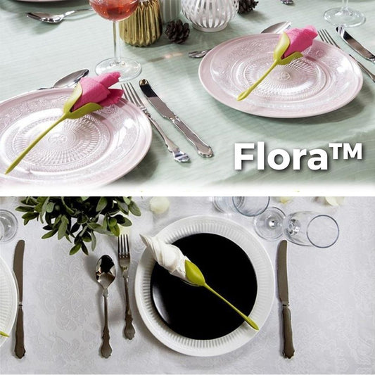 2+2 GRATIS | Flora - Seidenpapier Blume Falten Serviettenhalter [Letzter Tag Rabatt]