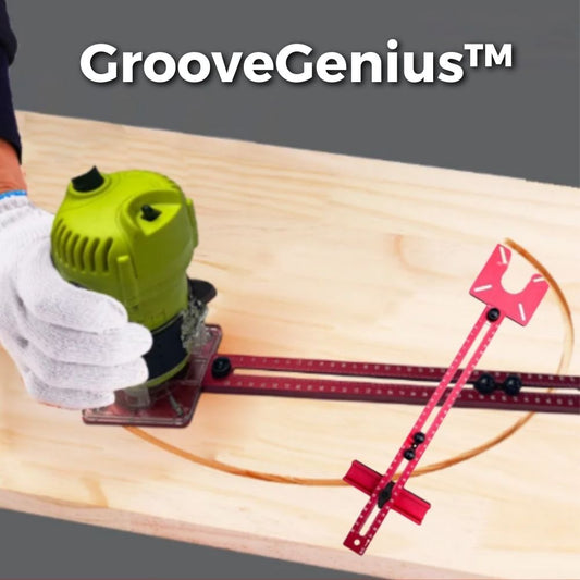 50% RABATT | GrooveGenius - 3 in 1 Router Fräsen Nut Halterung [Letzter Tag Rabatt]
