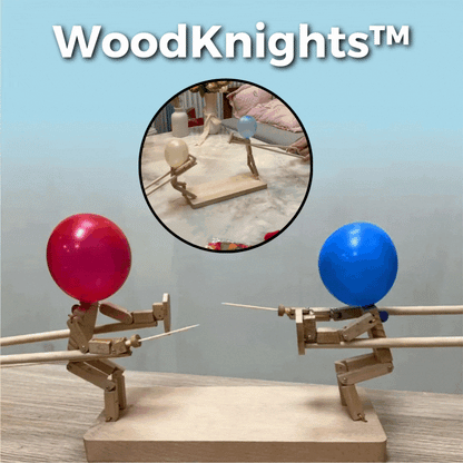 50% RABATT | WoodKnights - Ballon-Bambus-Mann-Schwertkampf - Inkl. 100 Ballons [Letzter Tag Rabatt]
