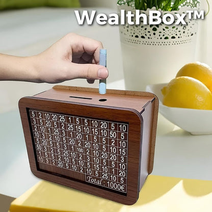 50% RABATT | WealthBox™ - Spardose aus Holz [Letzter Tag Rabatt]