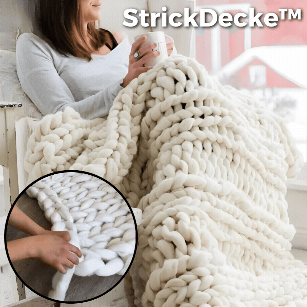 50% RABATT | StrickDecke™ - Stricken Sie Ihre eigene Decke! [Letzter Tag Rabatt]